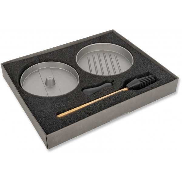 Logo trade promotional items picture of: Burger press with silicone brush TEXAS