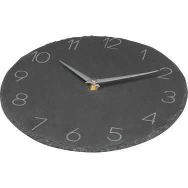 Logotrade advertising products photo of: Slate wall clock GRAZ