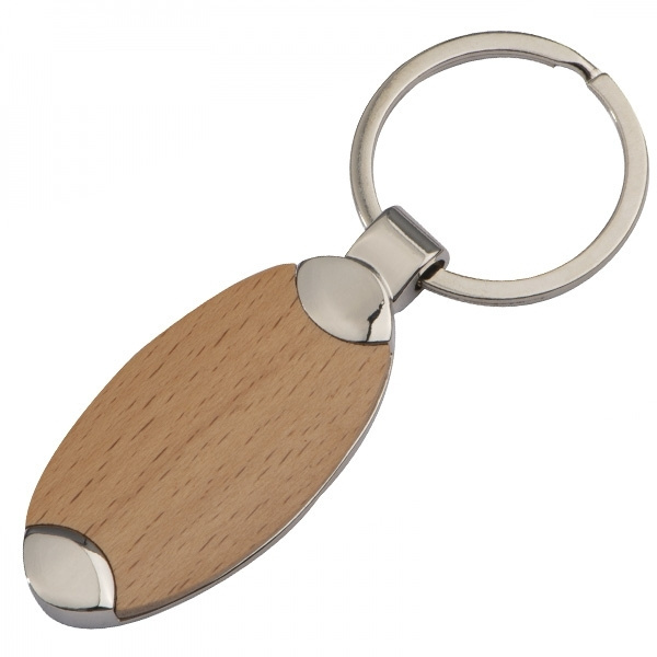 Logo trade promotional items picture of: Wooden keyring BALTRUM