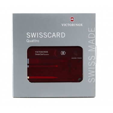Logotrade promotional gift image of: SwissCard Quattro Victorinox