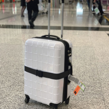 Logo trade promotional giveaways picture of: Adjustable luggage strap MOORDEICH
