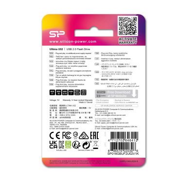 Logotrade promotional gift image of: Pendrive Silicon Power Ultima U02 2.0