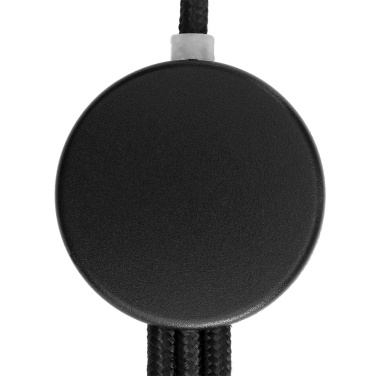 Logo trade corporate gifts image of: 3in1 long cable with elighted logo for engraving, W201TG