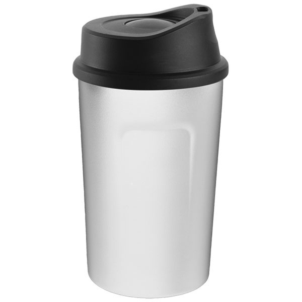 Logo trade promotional giveaway photo of: Thermo mug LIARD Schwarzwolf