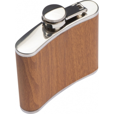Logo trade business gift photo of: Hip flask HOOGSTRATEN 170 ml