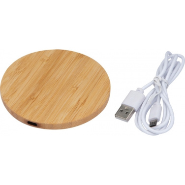 Logo trade business gifts image of: Wireless charger MONS