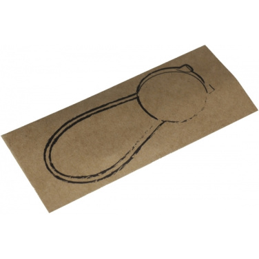 Logo trade promotional merchandise image of: Keyring NAMUR