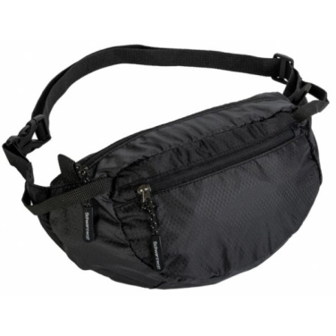 Logo trade promotional giveaways image of: Waist bag MOBILA Schwarzwolf