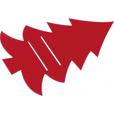 Logotrade promotional products photo of: Cutlery pad in Christmas tree shape DUFFEL