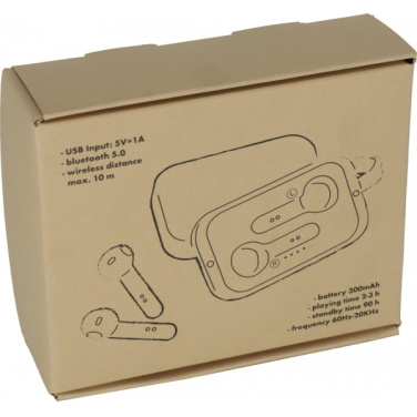 Logotrade promotional giveaway image of: Bluetooth earbuds BARCELONA