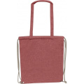 Recycled cotton bag ADDISON, red