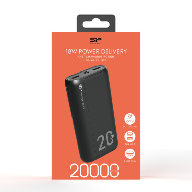 Logo trade corporate gifts image of: Power bank Silicon Power QS15 20000 mAh