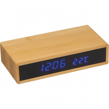 Logo trade promotional giveaways picture of: Desk clock TRONDHEIM