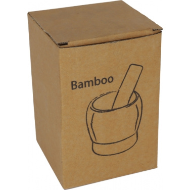 Logo trade business gifts image of: Wooden mortar SALVADOR