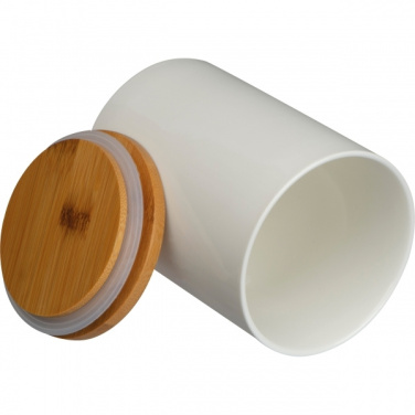 Logo trade corporate gifts image of: Ceramic jar NIJMEGEN 750 ml