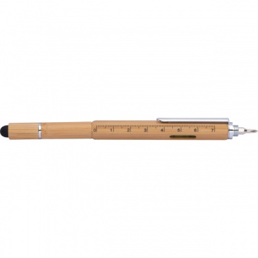 Logo trade promotional giveaway photo of: 6in1 multifunctional pen COIMBRA