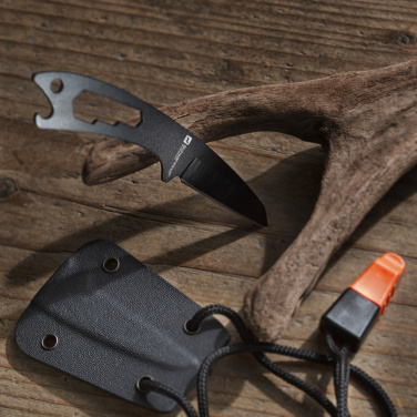 Logo trade promotional merchandise picture of: Multifunctional knife BAKO Schwarzwolf