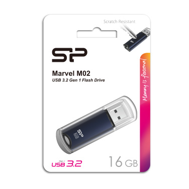 Logotrade promotional products photo of: Pendrive Silicon Power Marvel - M02 3.2 16GB