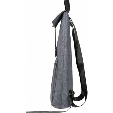Logo trade promotional gift photo of: RPET Felt Backpack BIRMINGHAM