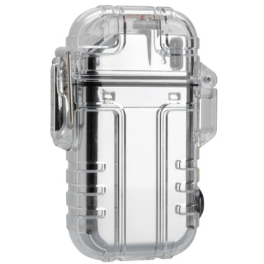 Logotrade promotional product picture of: Electrical lighter CALBUCO Schwarzwolf