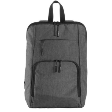 Logo trade promotional giveaways image of: Backpack PELION Schwarzwolf