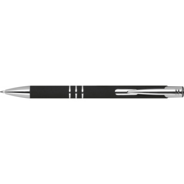 Logo trade promotional gift photo of: Semi gel pen soft touch DUNMORE