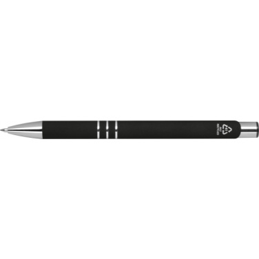 Logo trade promotional gifts picture of: Semi gel pen soft touch DUNMORE