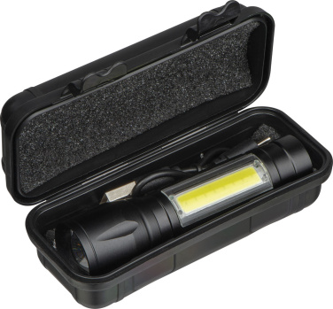 Logotrade advertising products photo of: Rechargeable flashlight Tokyo