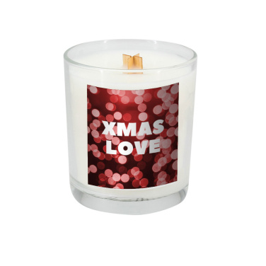 Logotrade promotional merchandise photo of: Soy candle 190g Christmas love