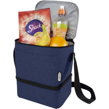 Logo trade promotional merchandise photo of: Tundra 9-can GRS RPET lunch cooler bag 9L