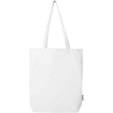 Logotrade promotional item image of: Florida 270 g/m² GRS recycled tote bag 10L