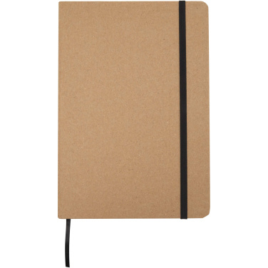 Logotrade promotional gift image of: Holm A5 stone paper hard cover notebook with lined pages