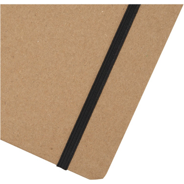 Logotrade advertising product image of: Holm A5 stone paper hard cover notebook with lined pages