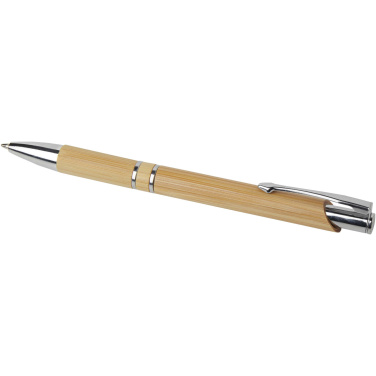 Logotrade promotional product image of: Wicker bamboo ballpoint pen