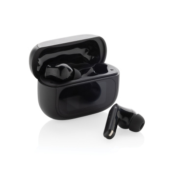 Logotrade advertising product image of: Airtune RCS recycled plastic ANC earbuds with touch screen
