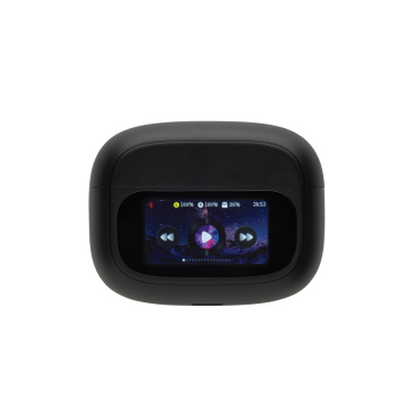 Logotrade promotional merchandise picture of: Airtune RCS recycled plastic ANC earbuds with touch screen