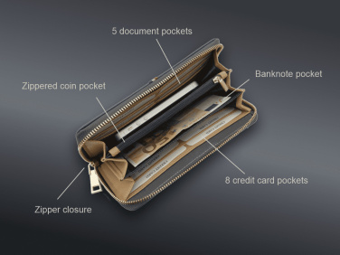 Logo trade business gift photo of: Wallet 36308300