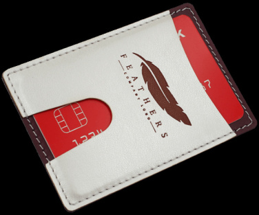 Logo trade promotional merchandise image of: Credit card holder 544119