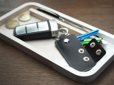 Logo trade corporate gift photo of: Keyring 1276157