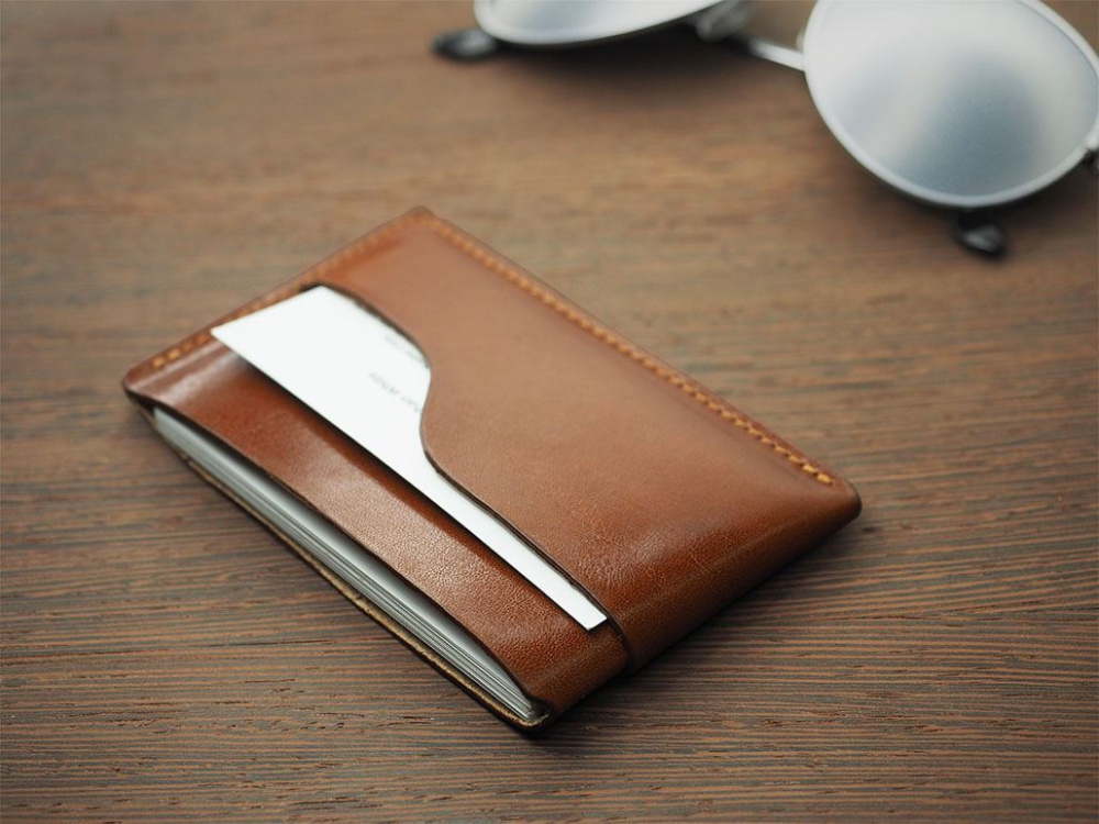 Logo trade advertising products picture of: Business card holder 869067