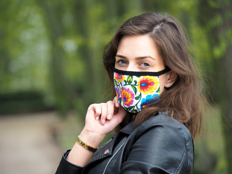 Logotrade business gifts photo of: MARS cotton mask (size M) 1379165