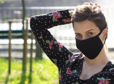 Logotrade business gift image of: MARS cotton mask (size M) 1379165