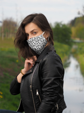 Logo trade promotional merchandise picture of: VENUS PRO cotton face mask with a pocket an HEPA filter 1378165