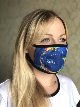 Logo trade promotional products picture of: MARS PRO cotton mask (size M) with pocket and HEPA filter 1380165