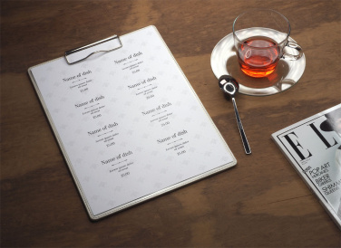 Logo trade advertising products image of: Clipboard menu 1122119