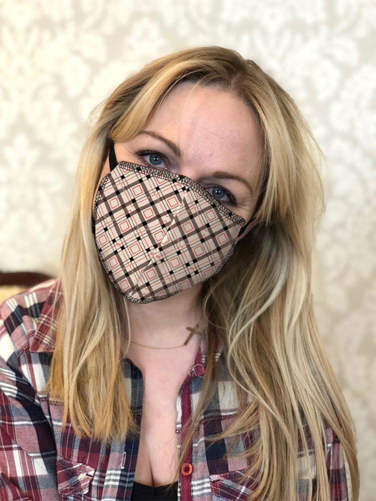 Logo trade advertising product photo of: ZEFIR cotton face mask 1400165