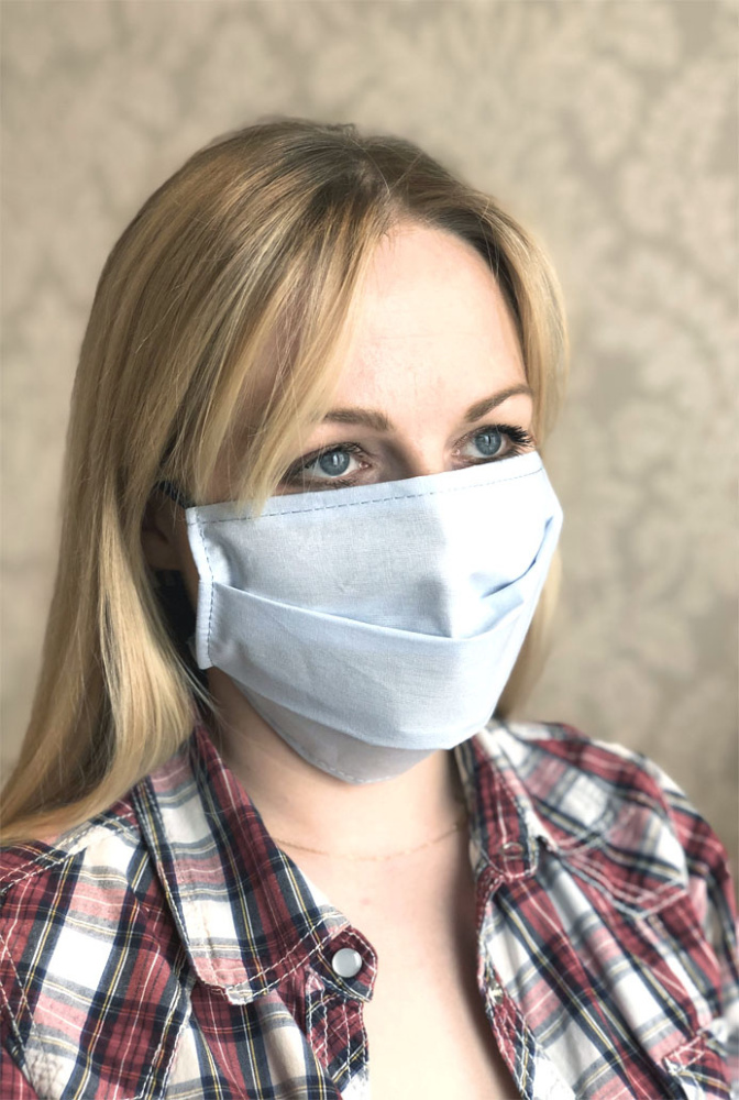 Logo trade corporate gifts image of: PEGASUS cotton face mask 1388165