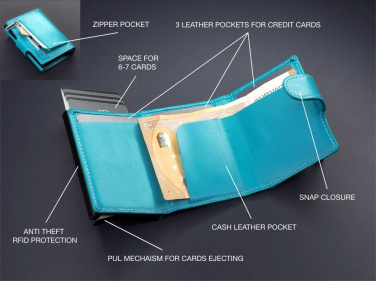 Logo trade promotional merchandise picture of: RFID wallet 1237131