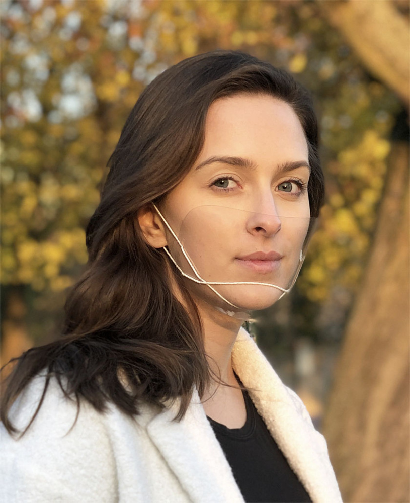 Logo trade promotional products picture of: ATENA clear face shield-mask for mouth and nose 1461162