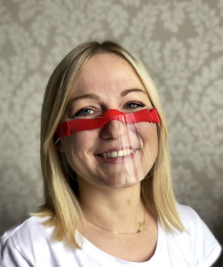 Logo trade promotional items picture of: HESTIA clear face shield-mask for mouth and nose 1452162